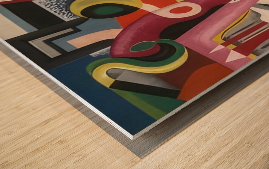 Auguste Herbin 48 Wood print