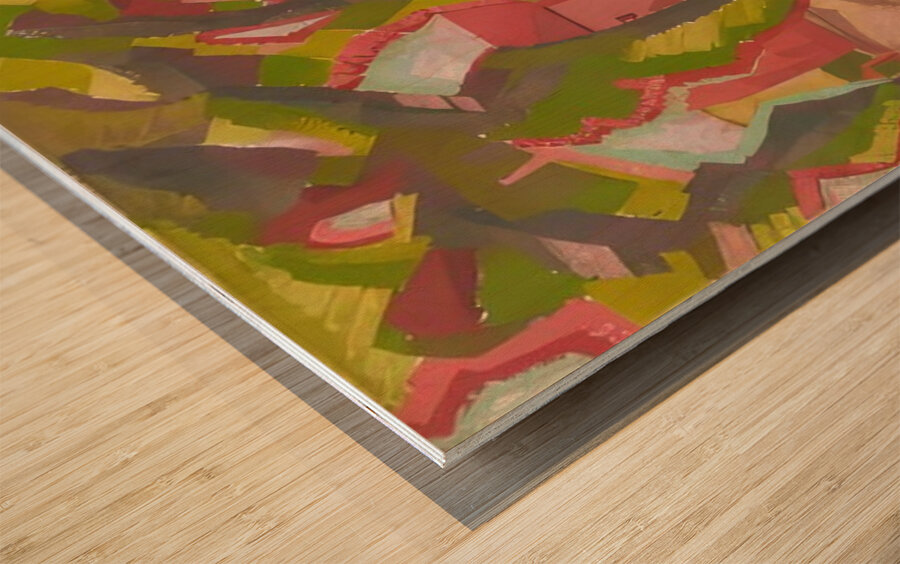 Auguste Herbin 49 Wood print