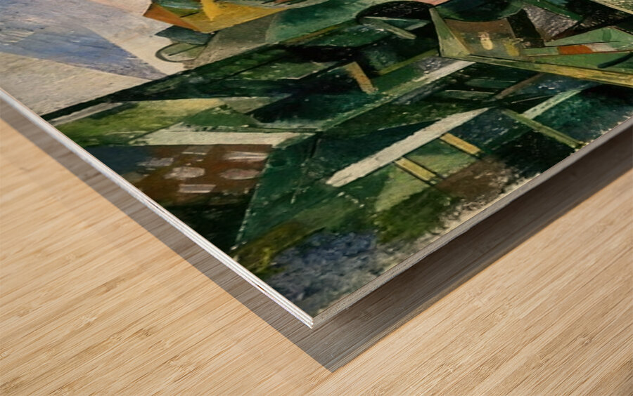 Auguste Herbin 52 Wood print