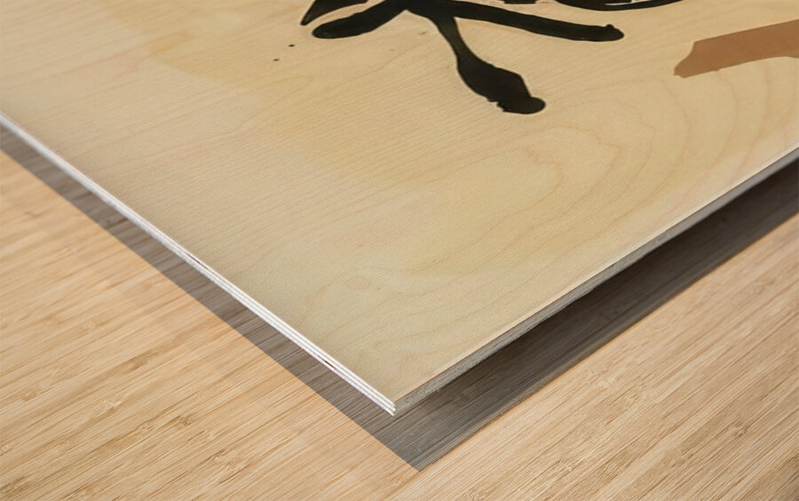 Robert Motherwell 5 Wood print