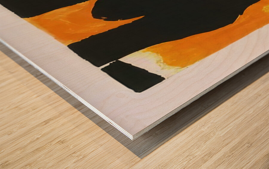 Robert Motherwell 7 Wood print