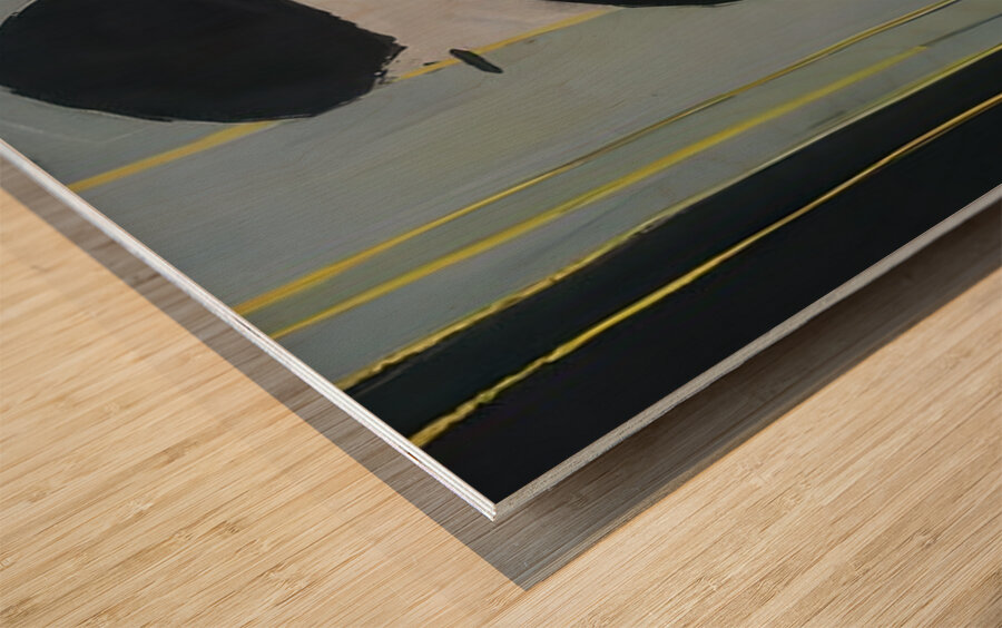 Robert Motherwell 13 Wood print