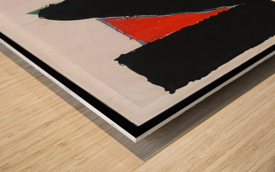 Robert Motherwell 15 Wood print