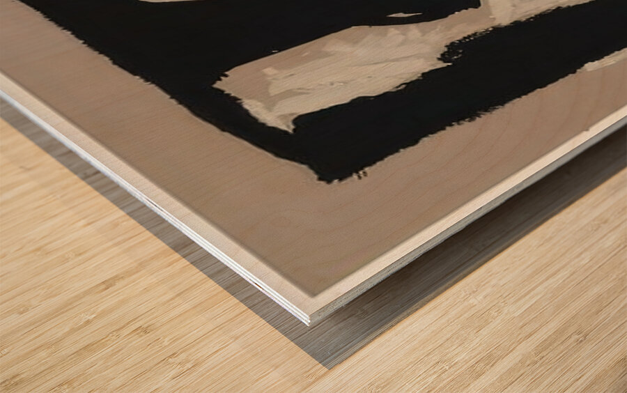 Robert Motherwell 16 Wood print