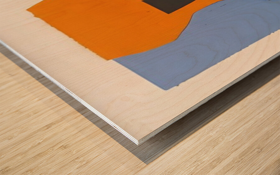 Robert Motherwell 42 Wood print