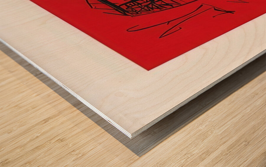 Robert Motherwell 49 Wood print