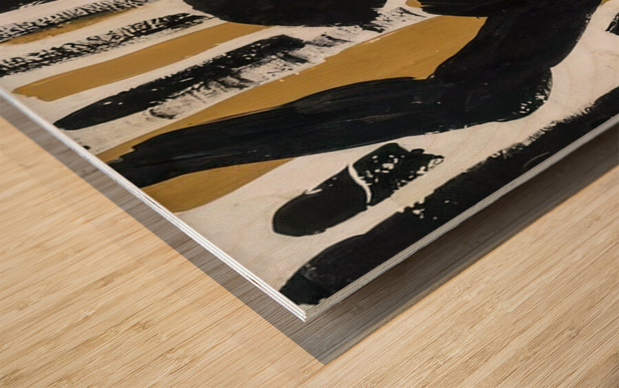 Robert Motherwell 52 Wood print