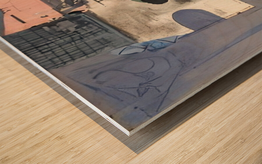 Robert Motherwell 55 Wood print