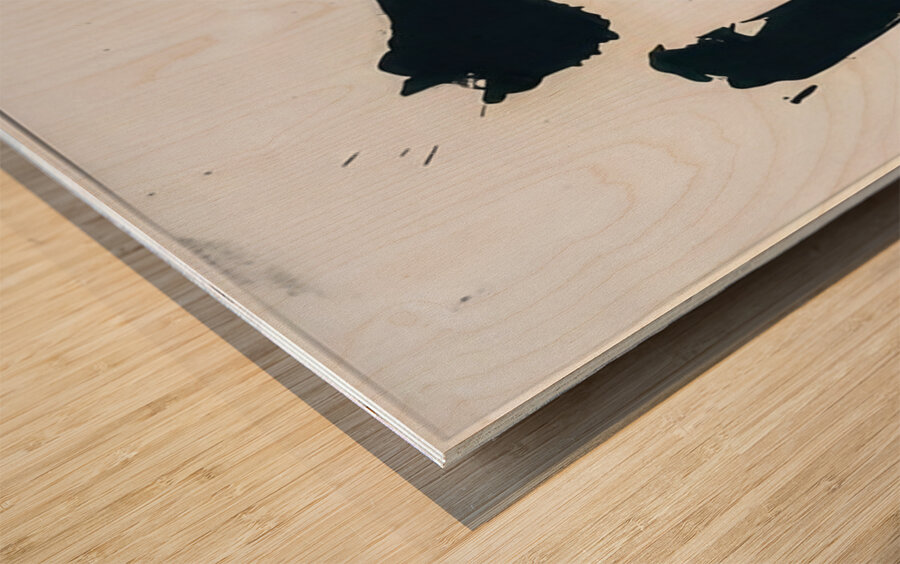 Robert Motherwell 5 Wood print