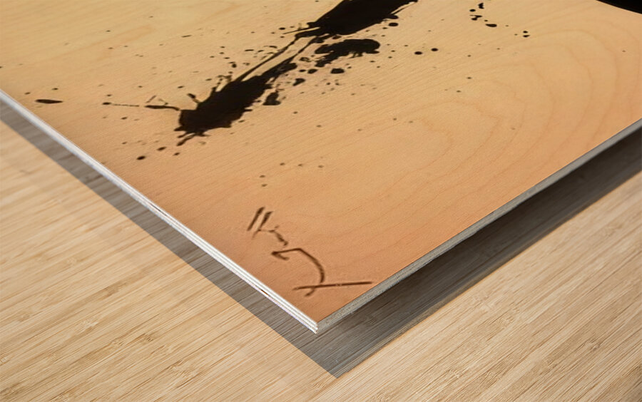 Robert Motherwell 9 Wood print