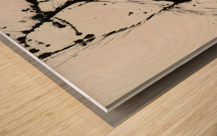 Robert Motherwell 11 Wood print