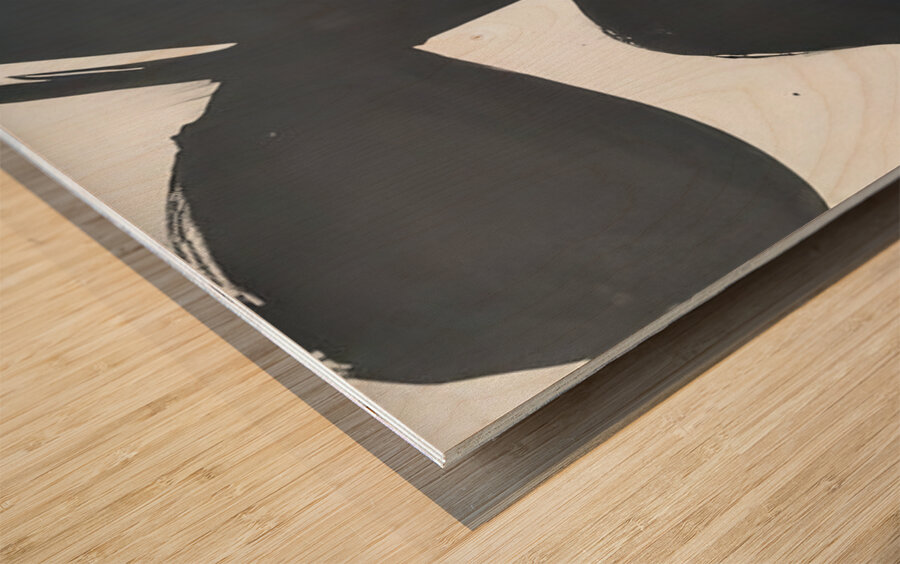 Robert Motherwell 13 Wood print