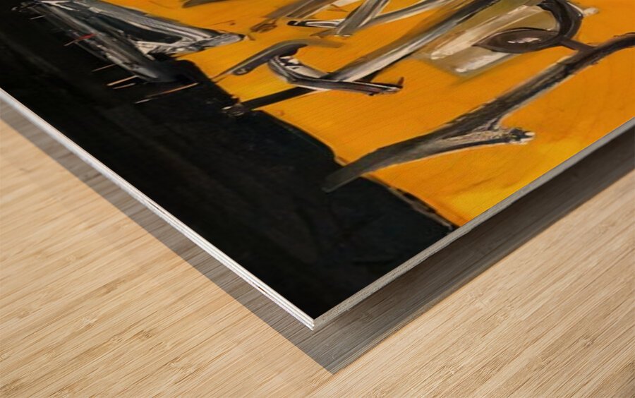 Robert Motherwell 14 Wood print