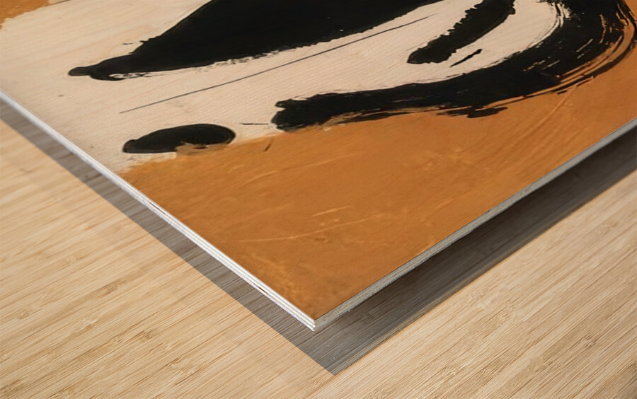 Robert Motherwell 15 Wood print