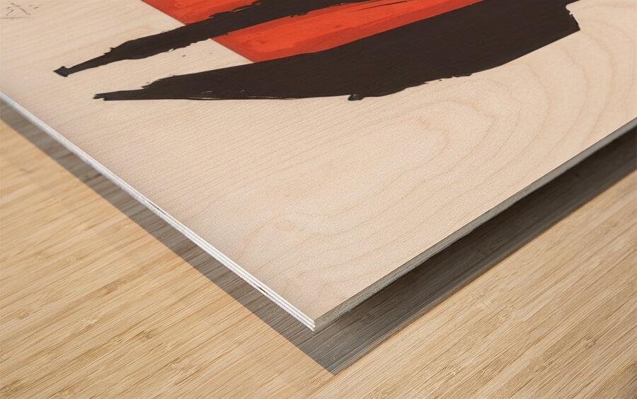 Robert Motherwell 16 Wood print