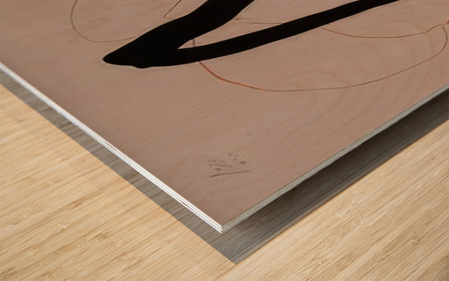 Robert Motherwell 18 Wood print