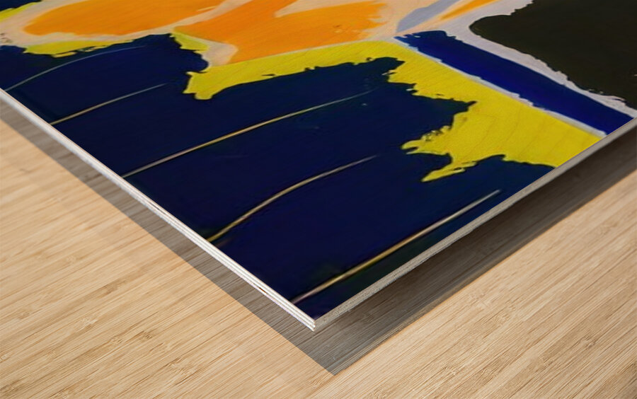 Robert Motherwell 27 Wood print