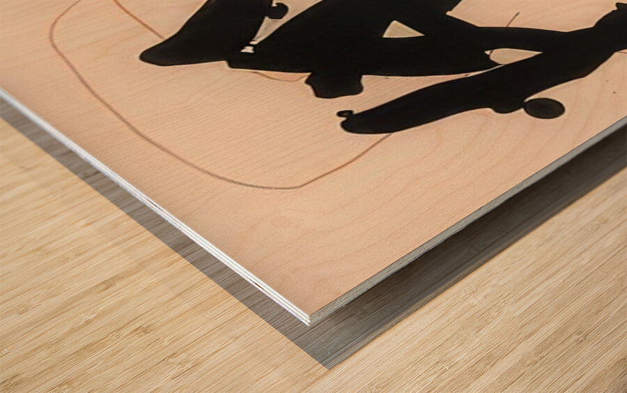 Robert Motherwell 42 Wood print