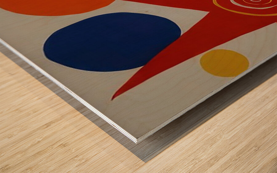 Alexander Calder 4 Wood print