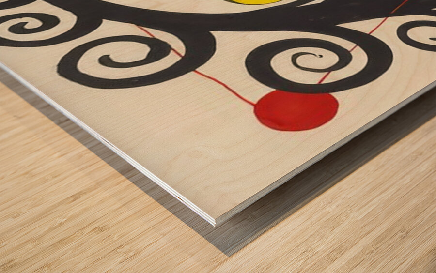 Alexander Calder 6 Wood print