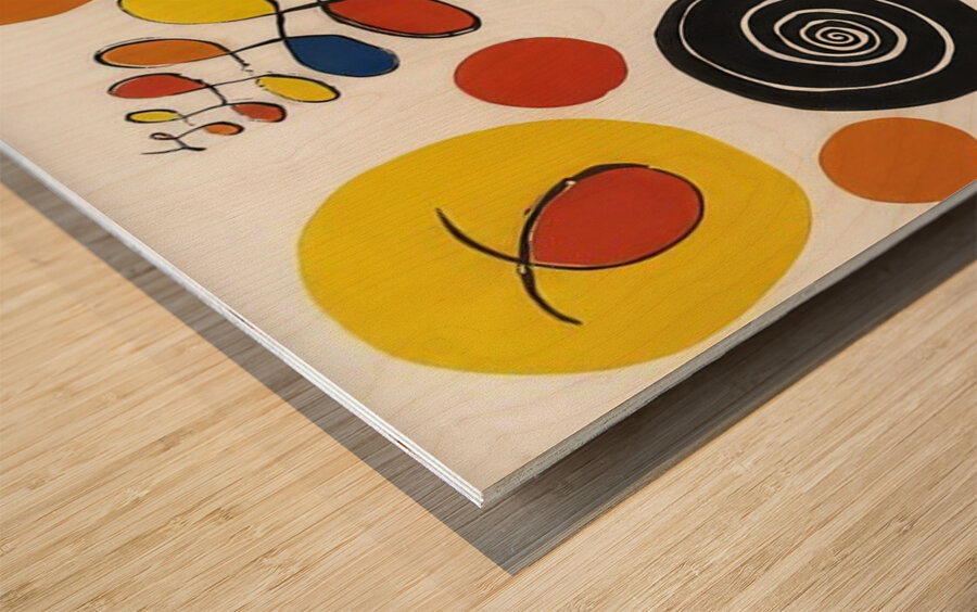 Alexander Calder 11 Wood print