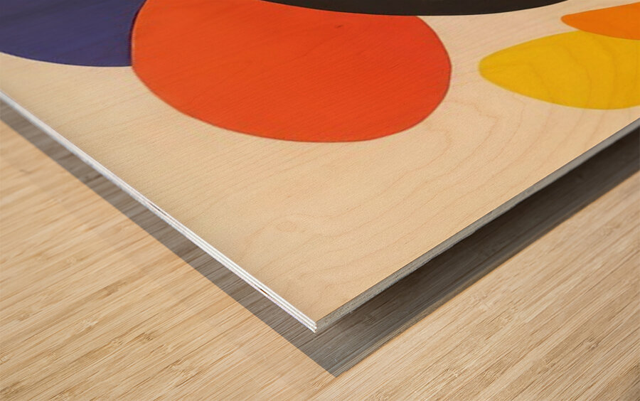 Alexander Calder 12 Wood print