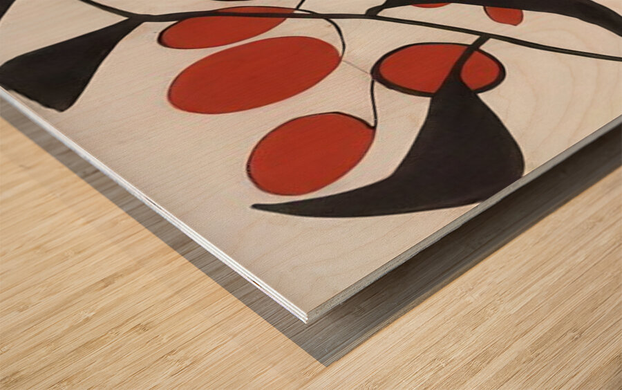 Alexander Calder 15 Wood print