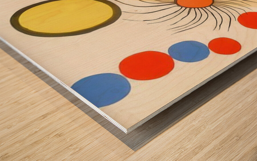 Alexander Calder 19 Wood print