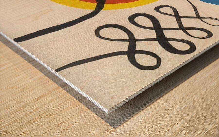 Alexander Calder 24 Wood print