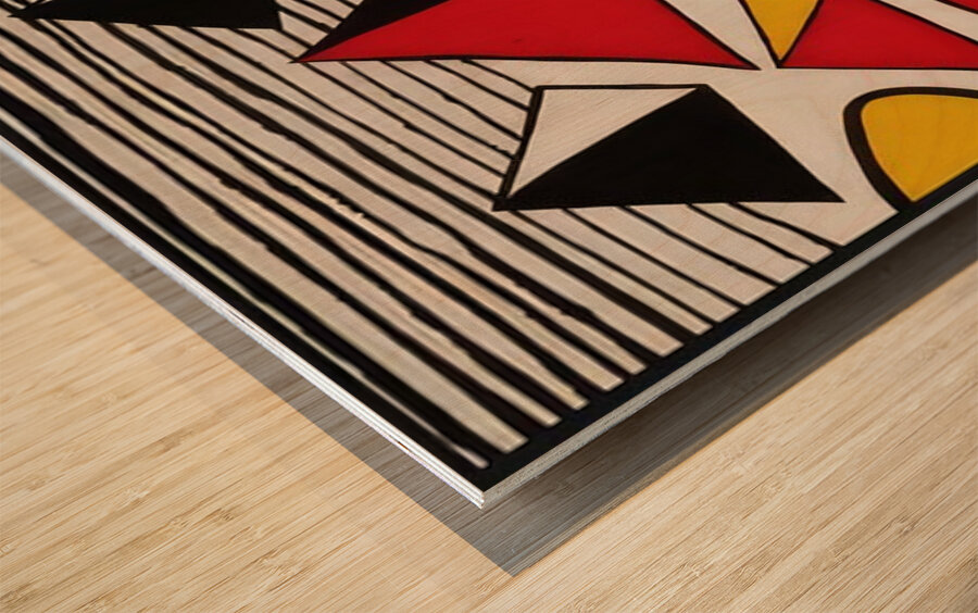 Alexander Calder 25 Wood print