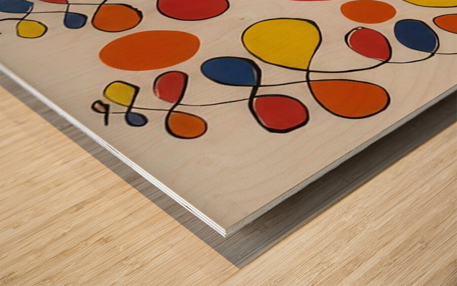 Alexander Calder 34 Wood print