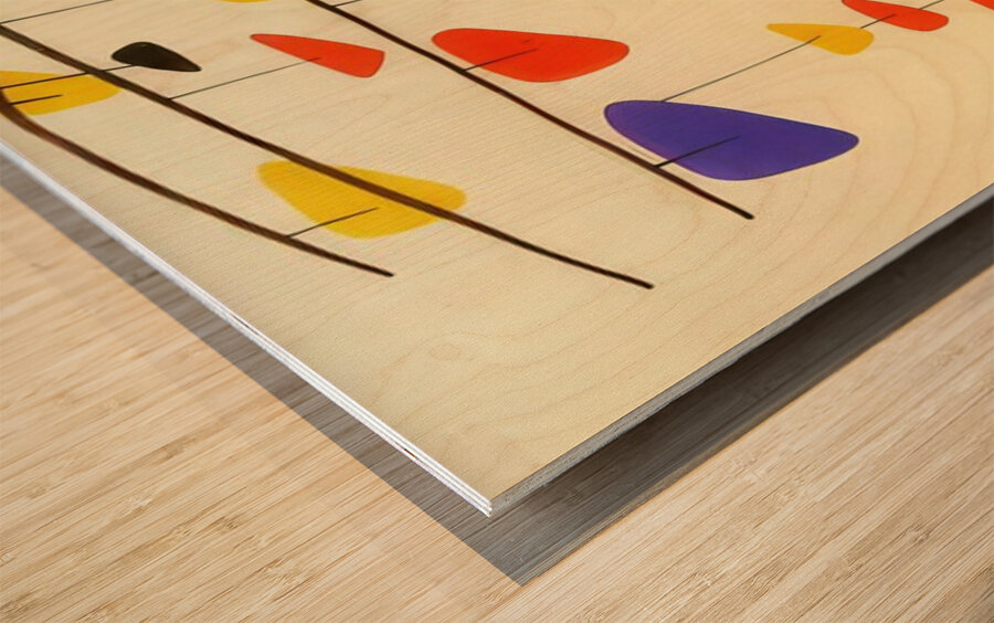 Alexander Calder 39 Wood print