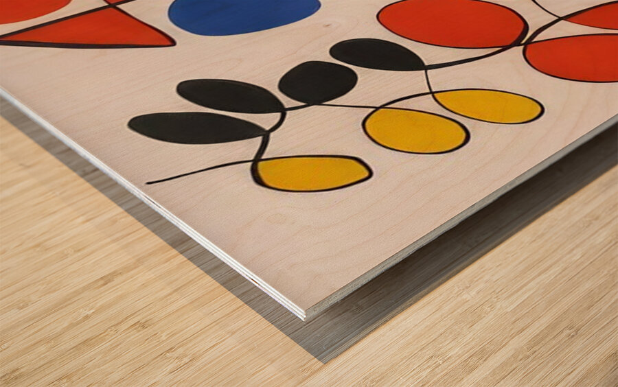 Alexander Calder 41 Wood print