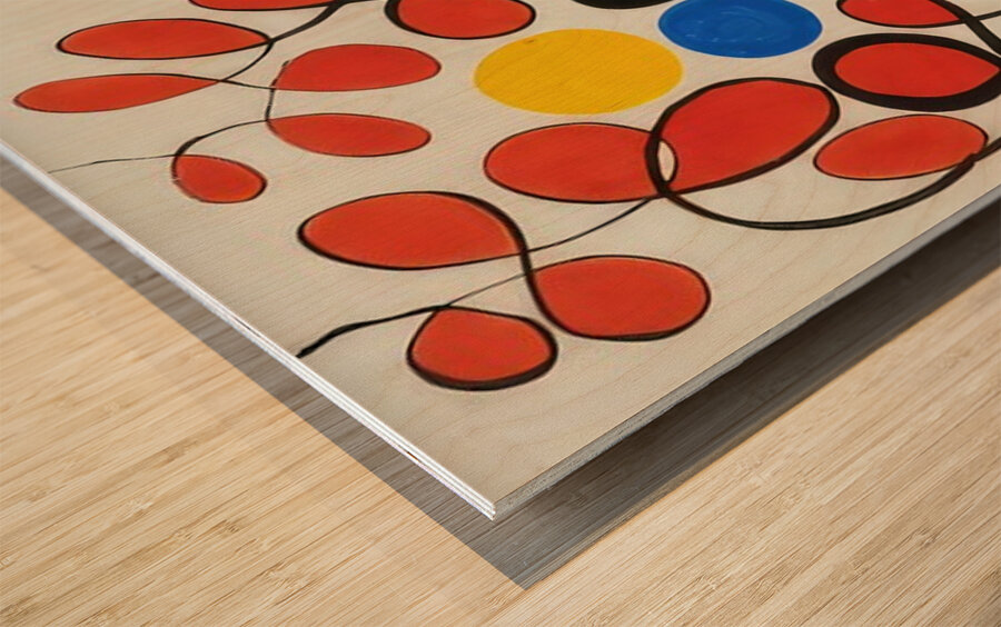 Alexander Calder 42 Wood print