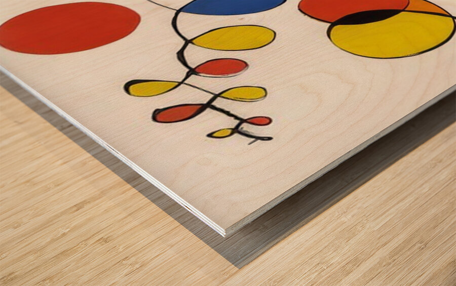 Alexander Calder 46 Wood print