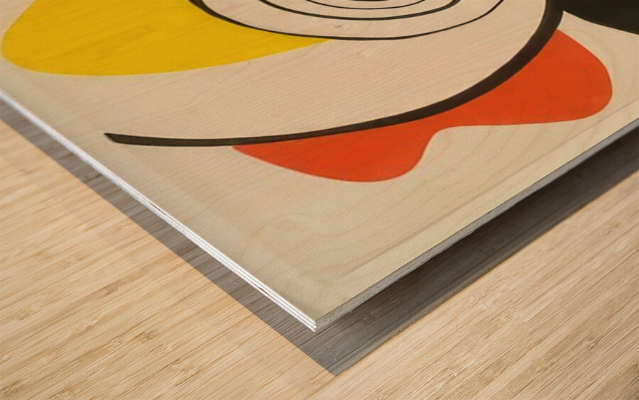 Alexander Calder 47 Wood print