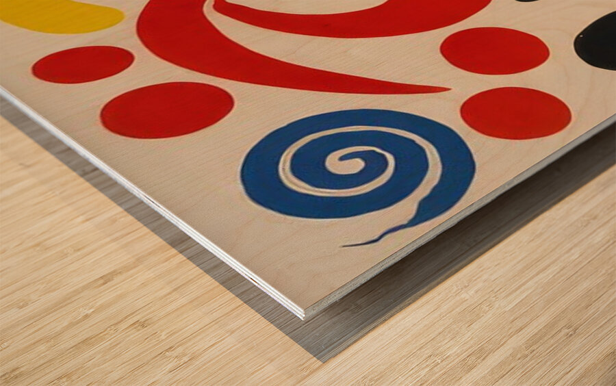 Alexander Calder 51 Wood print