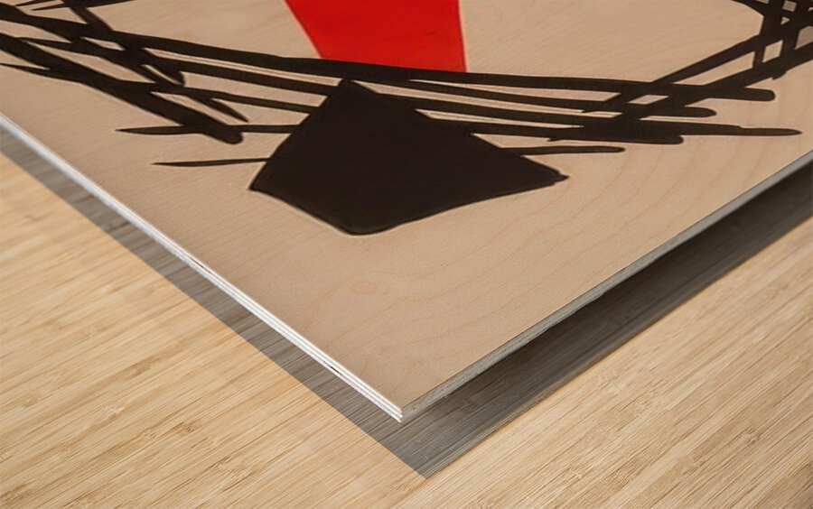 Alexander Calder 52 Wood print