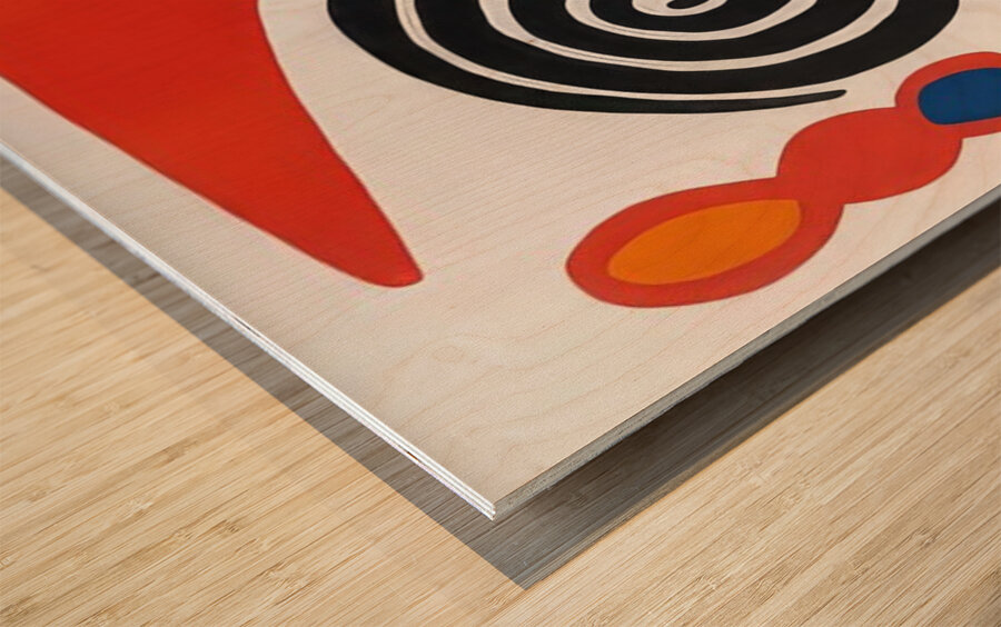 Alexander Calder 53 Impression sur bois