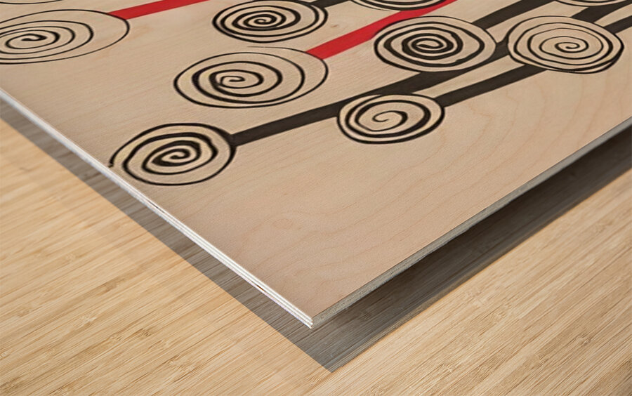 Alexander Calder 54 Impression sur bois