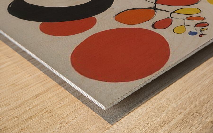 Alexander Calder 55 Wood print