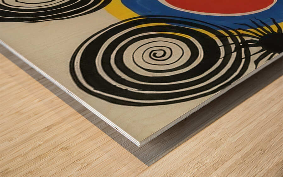 Alexander Calder 56 Wood print