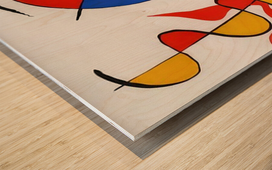 Alexander Calder 57 Wood print