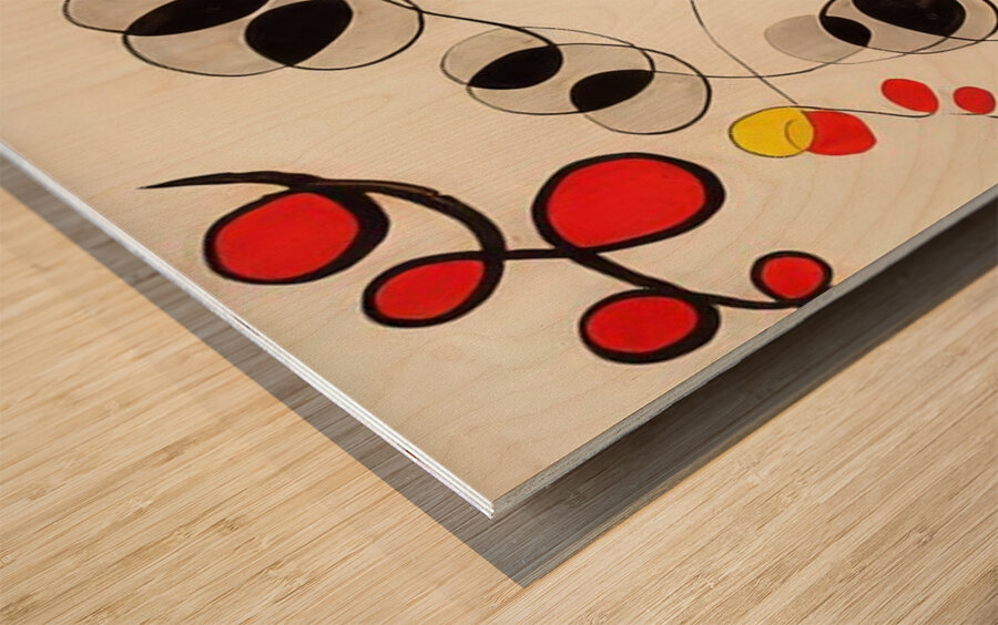 Alexander Calder 59 Wood print