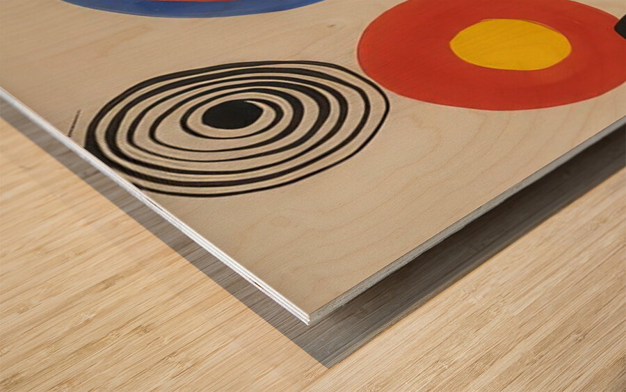 Alexander Calder 60 Wood print