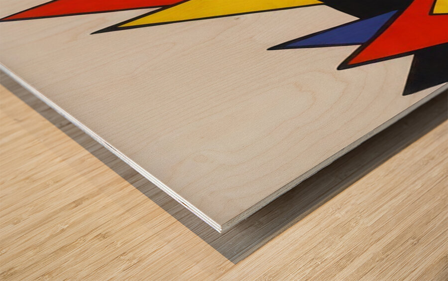 Alexander Calder 62 Wood print