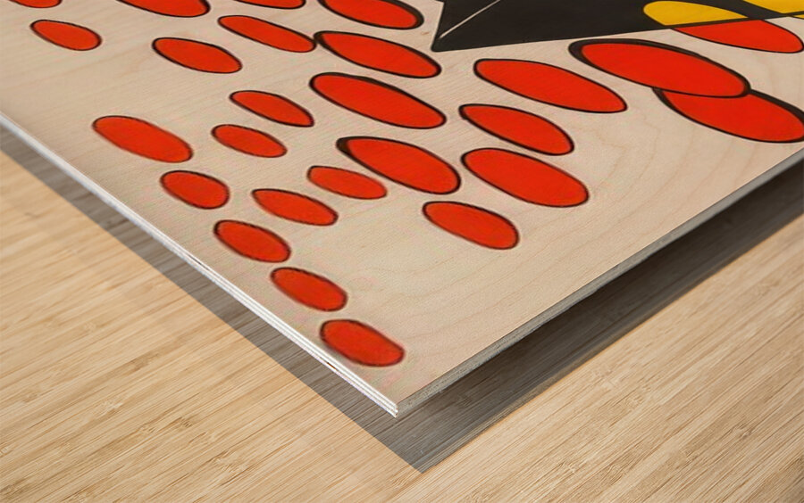 Alexander Calder 66 Wood print