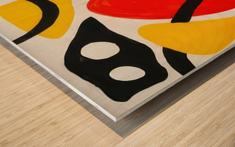 Alexander Calder 69 Wood print