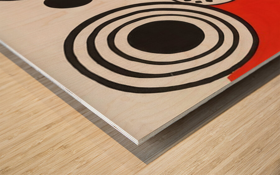 Alexander Calder 70 Wood print