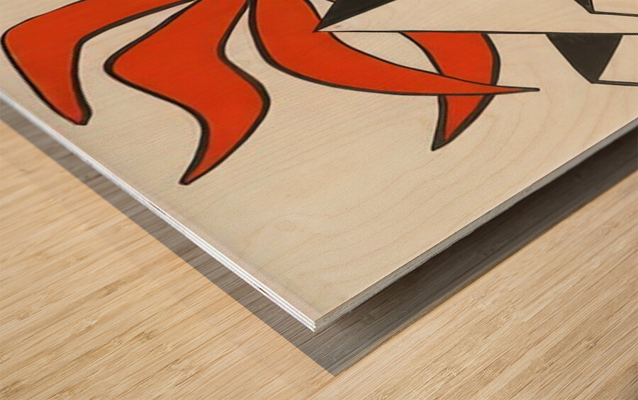 Alexander Calder 1 Wood print